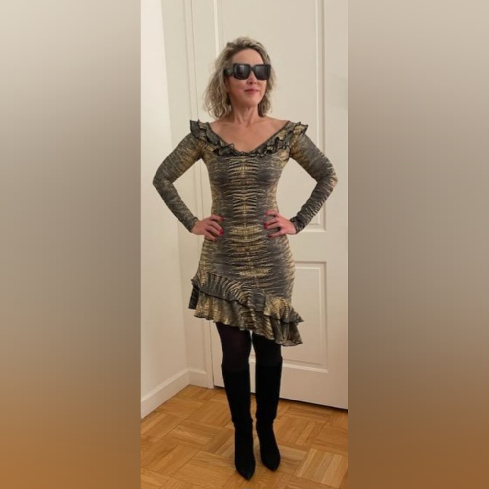 Beautiful Vintage Feeling dress made in France size small